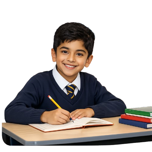 Student studying with ARK Tuition support