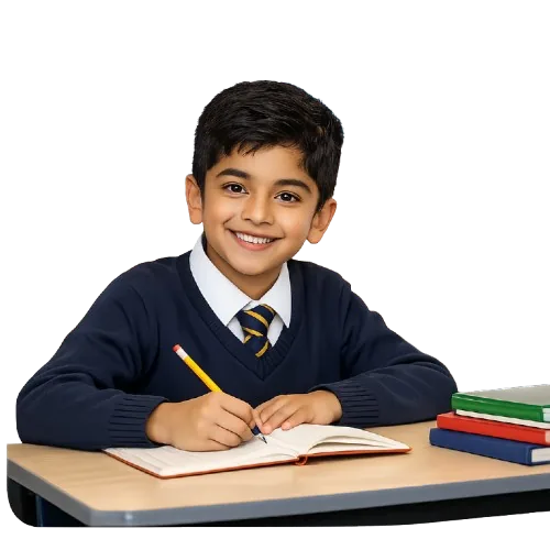 Student studying with ARK Tuition support
