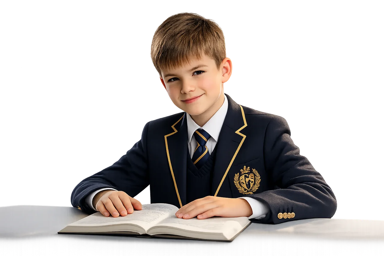 Private school student studying at ARK Tuition