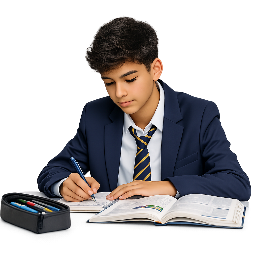 Year 9 student preparing for GCSE foundations with ARK Tuition